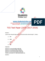 Tcs Ninja NQT Previous Year Papers