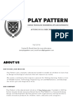 Play Pattern: Fall 2016