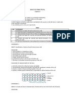 BIOLOGY PRACTICAL (First Term Class 9)