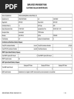 Employee'S Provident Fund: Electronic Challan Cum Return (Ecr)