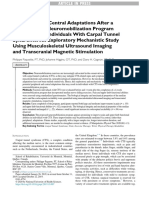 Peripheral and Central Adaptations After A Median Nerve Neuromobilization Program Completed by Individuals With Carpal Tunnel Syndrome