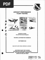 Aircraft Performance Flight Testing