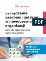 Zarządzanie Zasobami Ludzkimi W Nowoczesnej Organizacji