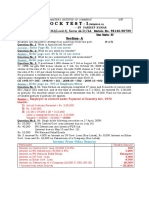 Mock Test-I: Office: S.C.O. 361 (Level-2), Sector 44-D, Chd. Section-A