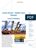 CICB - Mobile Crane Operator - Level 2 Seminar