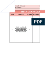 Lista de Chequeo NTC 1700