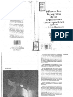 Diferencias - Topografia de La Arq Contemporanea - Sola Morales