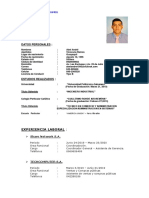 CURRICULUM VITAE (Abel André Vinocuna Ramos)