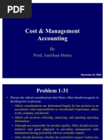 Cost & Management Accounting