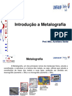 Introdução A Metalografia