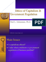 The Ethics of Capitalism & Government Regulation