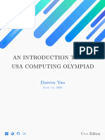 An Introduction To The Usa Computing Olympiad: Darren Yao