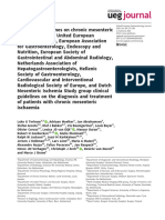 Chronic Mesenteric Ischemmia - European Guidelines