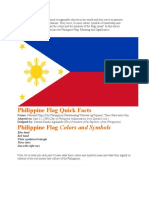 Philippine Flag Quick Facts Philippine Flag Colors and Symbols