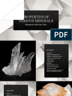 Properties of Minerals