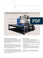 Skid-Mounted Centrifuge For Heavy Crude Oil Dehydration