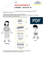 Evaluación de Matematica