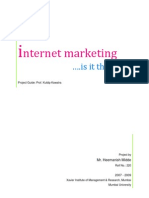 Internet Marketing Project Report