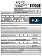 Application For Treaty Purposes: (Relief From Philippine Income Tax On Dividends)