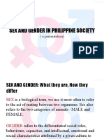 Sex and Gender in Philippine Society