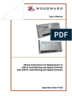 Wiring Instructions For Replacement of 2301A Load Sharing and Speed Controls With 2301D Load Sharing and Speed Controls