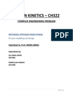 Methanol Synthesis From Syngas