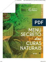 (Publicação) Menu Secreto Das Curas Naturais Jolivi - Saúde Natural