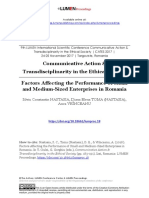 Factors Affecting The Performance of Small and Medium-Sized Enterprises in Romania