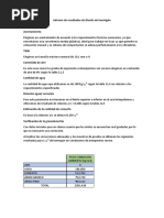 Informe de Resultados de Diseño de Hormigón