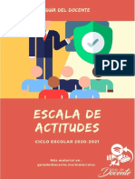 FORMATO - Escala de Actitudes