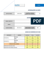 Acompanhamento Mensal Horas Extras