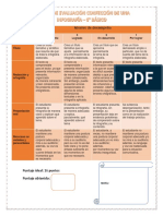 Rúbrica Infografía