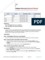 9.3.4 Packet Tracer - IPv6 Neighbor Discovery - ILM