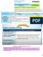 Ficha de Autoaprendizaje Actividad 3 Comunicacion 3ro y 4to