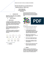 Informe 8. Análisis de Moleculas Orgánicas