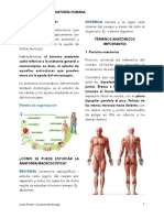 Generalidades de Anatomía