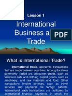 1 Lesson Intro To Intl Trade and Agreement