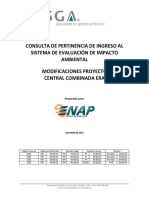 Consulta de Pertinencia de Ingreso Al SEIA