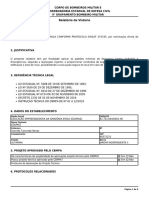 Relatório de Vistoria: Corpo de Bombeiros Militar E Coordenadoria Estadual de Defesa Civil 9° Grupamento Bombeiro Militar