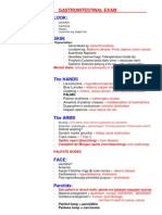 Look:: Gastrointestinal Exam