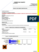 MSDS For Cementaid Diamite