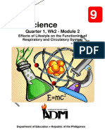 Sci9 - Q1 - M2 - Effects of Lfestyle 0n The Functioning of Respiratory & C