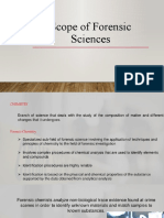 Scope of Forensic Science