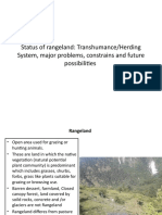 CHAPTER 7 - Status of Rangeland - Transhumance, Herding Sysytem