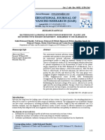 Bacteriological Profile of Infections in Burns Unit - Plastic and Reconstructive Surgery Department - Mohammed Vi Chu Marrakech