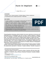 Esthetic Failure in Implant Dentistry