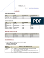 CA Mohit Jain: Professional Qualifications