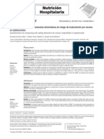 Cuestionario para Medir Conductas Alimentarias de Riesgo de Malnutrición Por Exceso