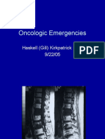 Oncologic Emergencies