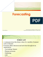 Forecasting